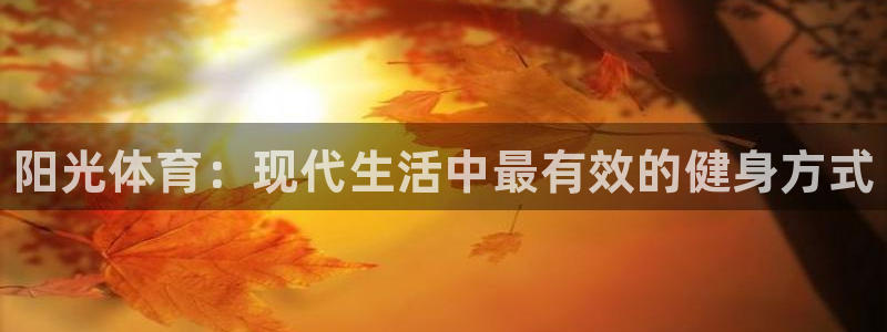 米兰体育官方正版app集团E.ON:阳光体育:现代生活中最有